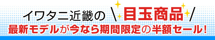 イワタニ近畿の目玉商品 最新モデルが今なら期間限定の半額セール！